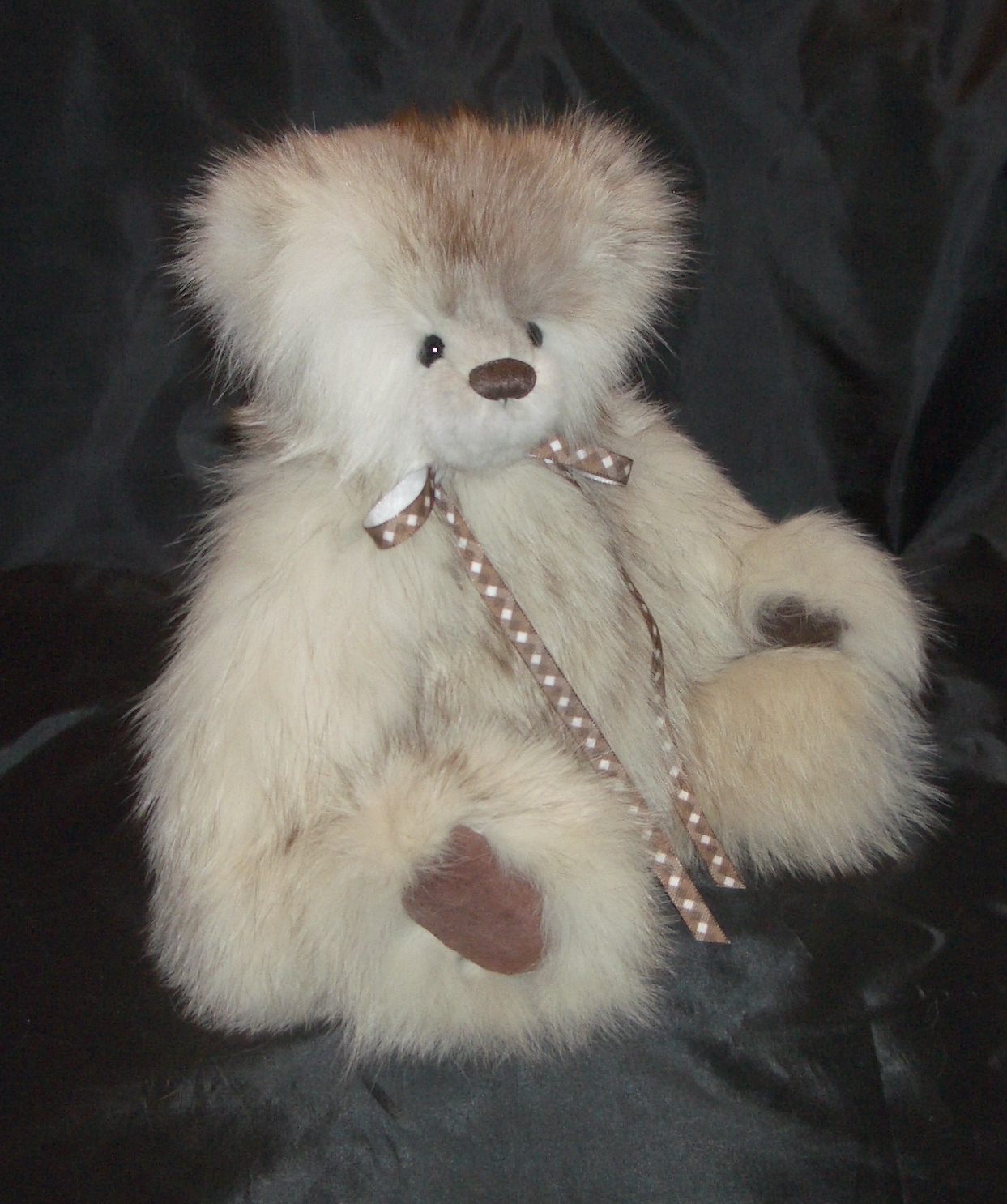 teddy bears out of heirloom materials and furs